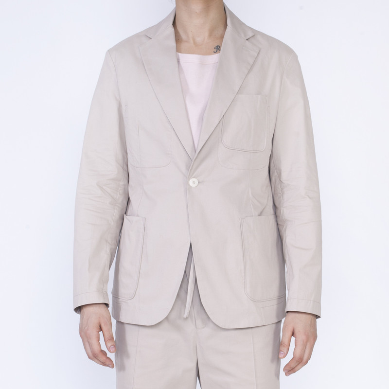 s.k. manor hill Tie Blazer - Sand