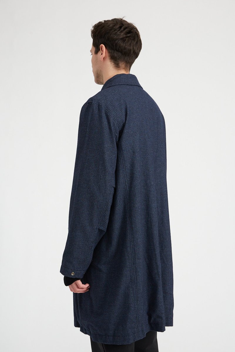 ジャケット・アウター Gun Club Plaid Long Coat Gun Club Plaid Long Coat（The Classic Gun-Club Check Has a
