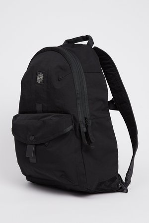 Stone Island Nylon Twill Backpack - Black | Garmentory