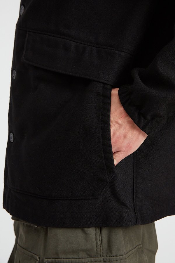 Stone Island A02F3 Cotton Nylon Moleskin-TC Ghost Piece Jacket