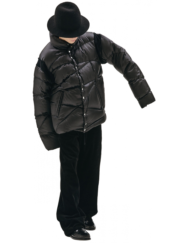 black parka bomber jacket