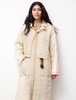 Auralee Super Light Airy Nylon Padded Coat - Ivory - Thumbnail 4
