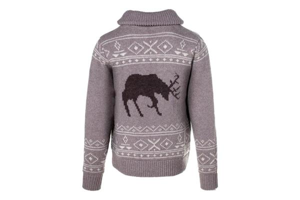 Schott Wool Blend Elk Jacket Sweater Taupe Garmentory