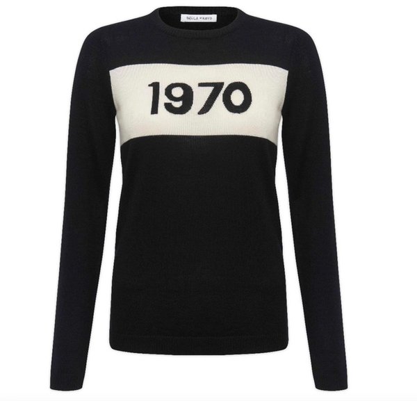 BELLA FREUD 1970 JUMPER sweater - BLACK | Garmentory