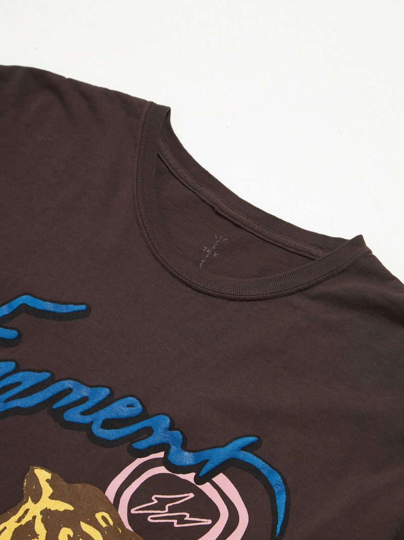 ミュージシャン Cactus Jack For Fragment Icons Tee Brown Travis Scott Cactus Jack For Fragment Icons Tee 'Brown' CJFN