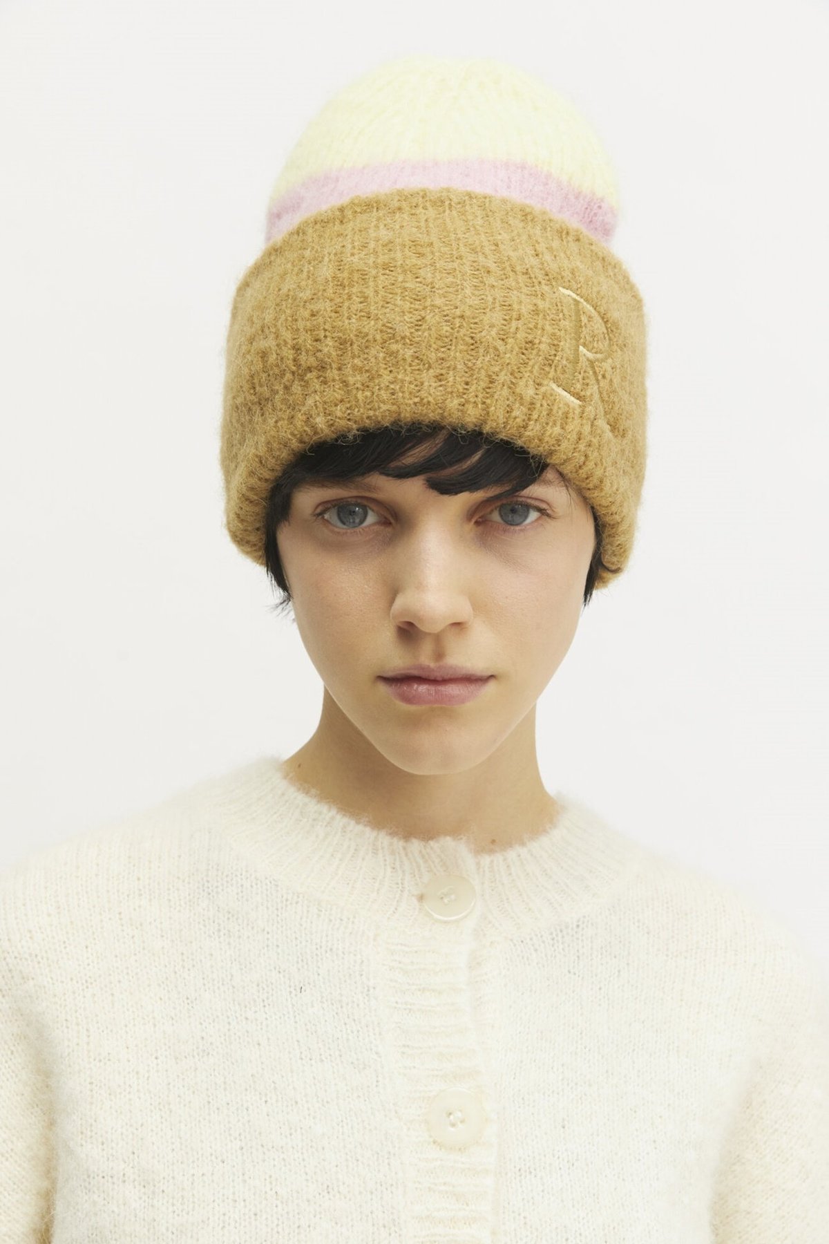 Rodebjer Sendina Hat Beanies - Triple Color | Garmentory display picture 1