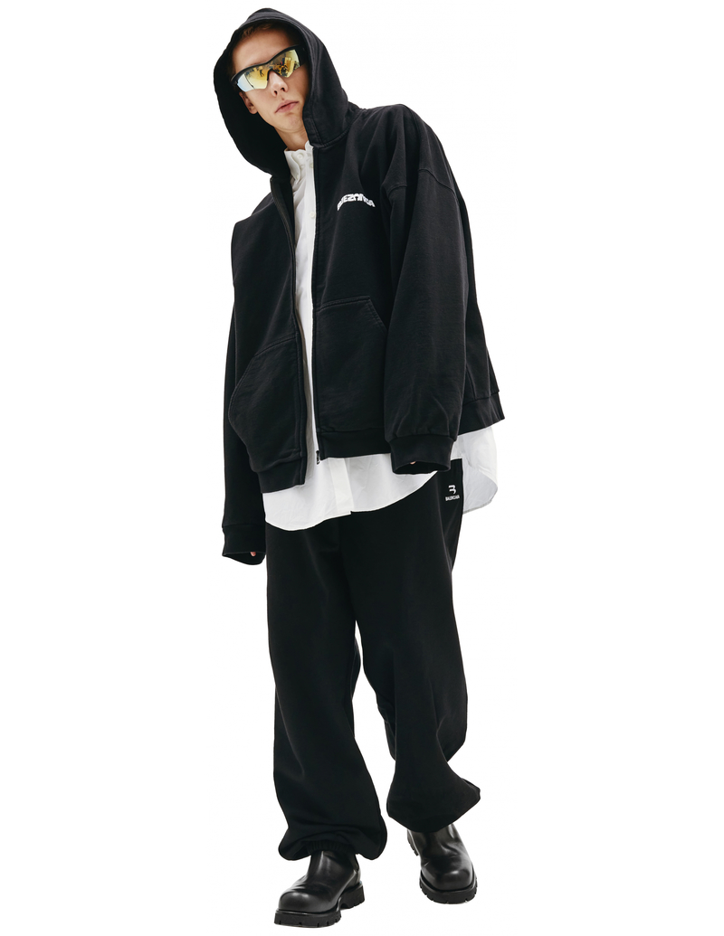 【関税&送料込】Balenciaga Zipped Hoodie 0400024204764_BLACK_A1?wid=830