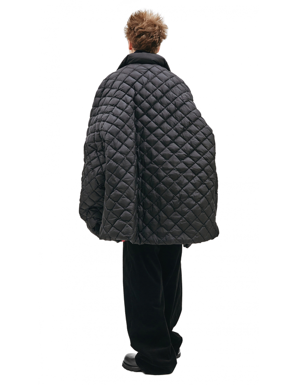 Raf Simons Black quilted oversized jacket - Black | Garmentory