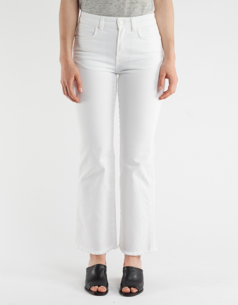 Filippa K Lily Cropped Jeans White Denim