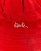 BODE Cotton Velvet Signature Bode Bucket Hat - Red - Thumbnail 4