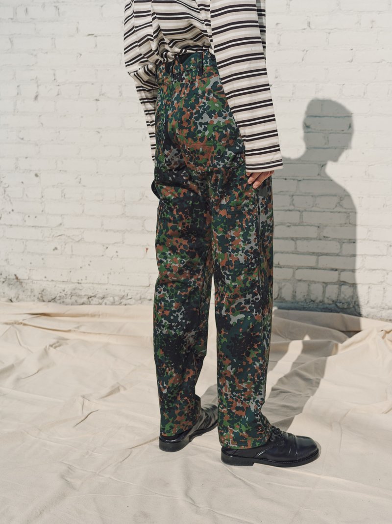 Camiel Fortgens Cotton Twill Long Worker Pants - Camo