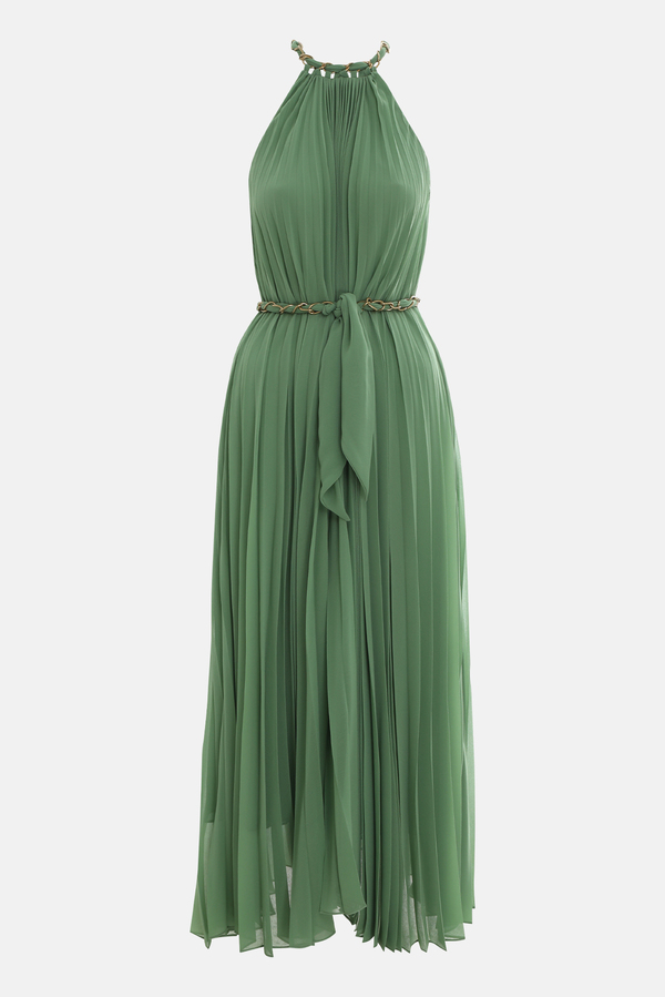 zimmermann sage green dress Green Paisley Ottie Plunge Midi Dress