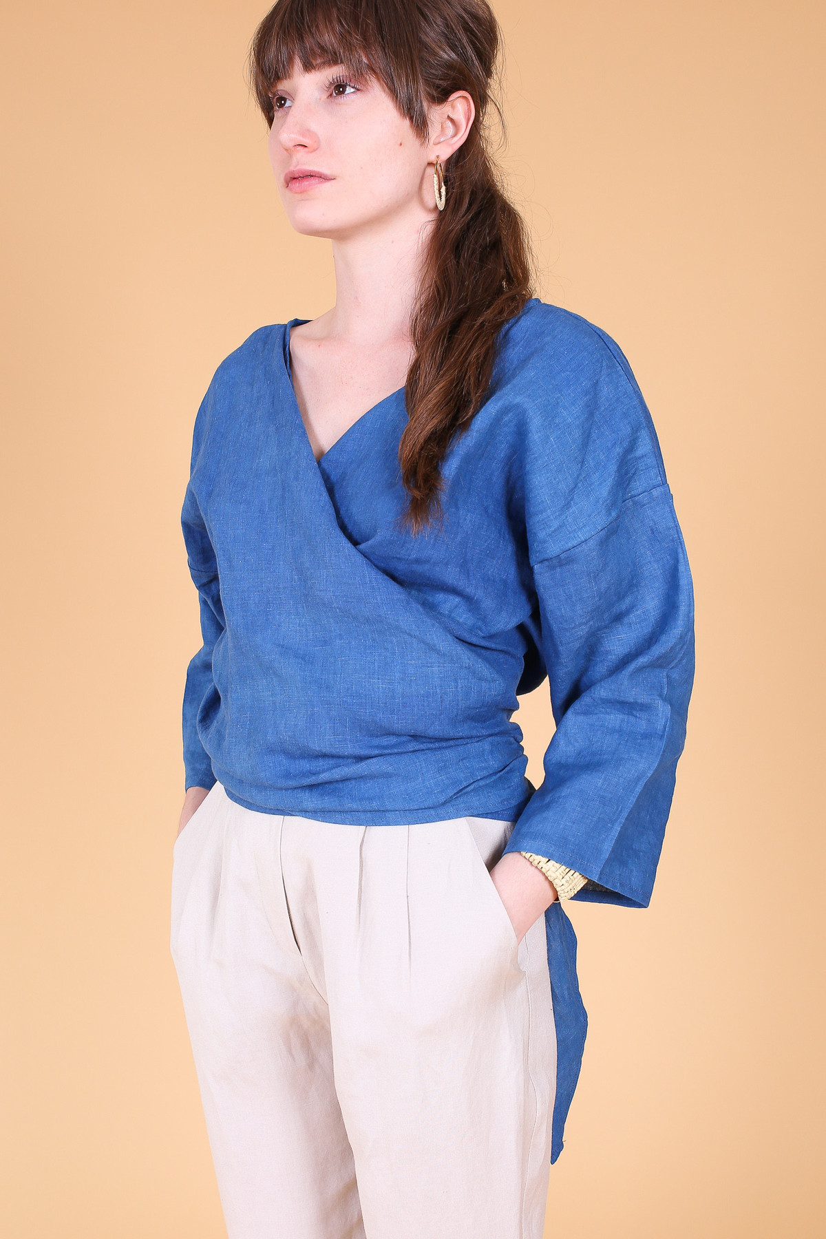 Indigo Wrap Top 10