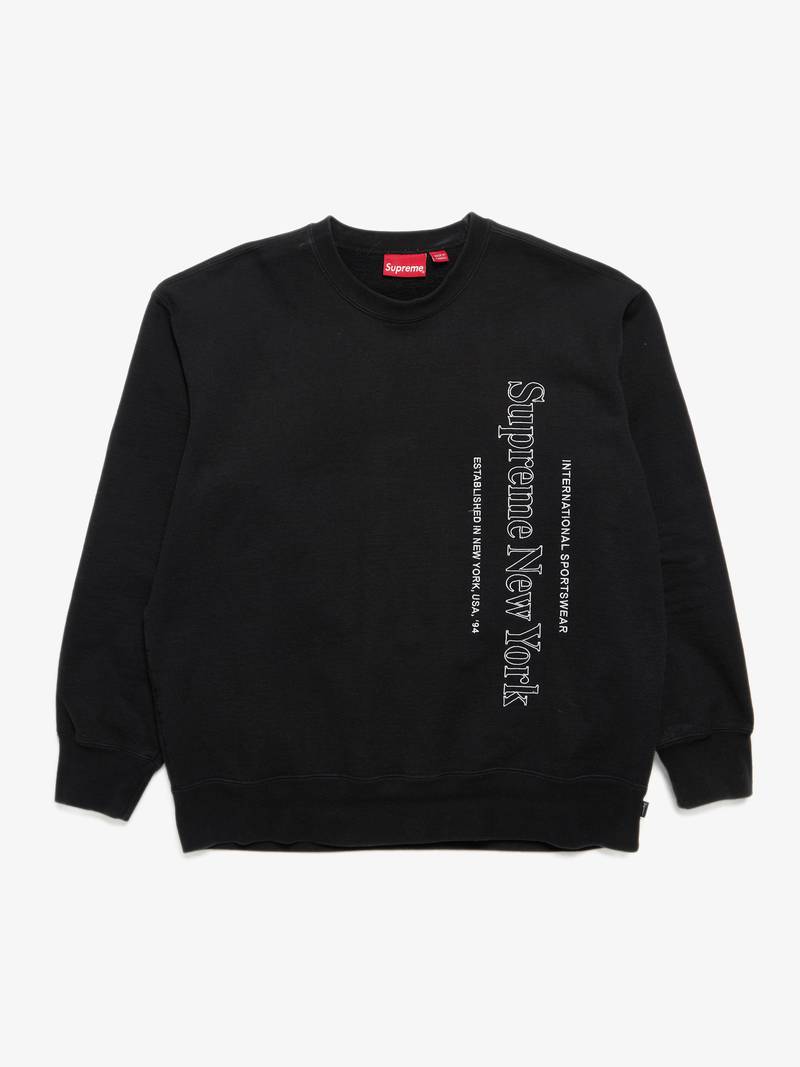PRE - LOVED] Supreme Supreme New York Black Hoodie | Garmentory