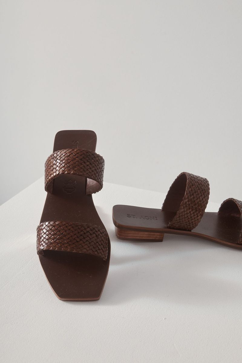 【ST. AGNI】clea woven レザー スライド SGNF-WZ14_V1.jpg