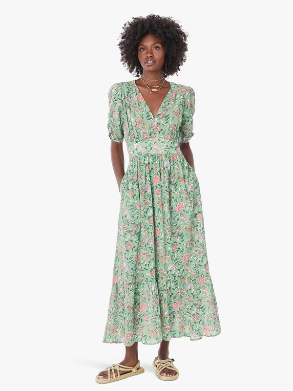 green emerald velvet dress Xirena - Josephine Dress - Women - Green Water