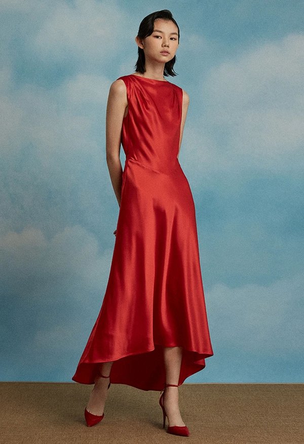 Saloni Jen Dress - Scarlet | Garmentory