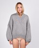 I Love Mr Mittens Chunky V-neck jumper - Dove grey - Thumbnail 3