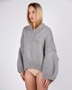 I Love Mr Mittens Chunky V-neck jumper - Dove grey - Thumbnail 4