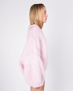 I Love Mr Mittens Chunky V-neck jumper - pink | Garmentory
