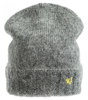 Raf Simons RS Knitted Beanie - Grey 