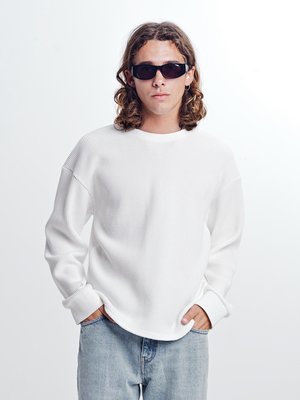 SECOND/LAYER L/S Type II Vertical Thermal - White | Garmentory