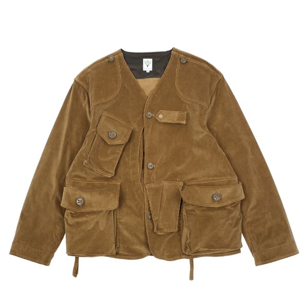 South2 West8 CORDUROY TENKARA JACKET - KHAKI | Garmentory