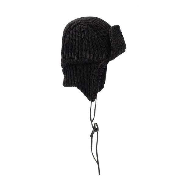 South2 West8 Knit Bomber Cap Black Garmentory
