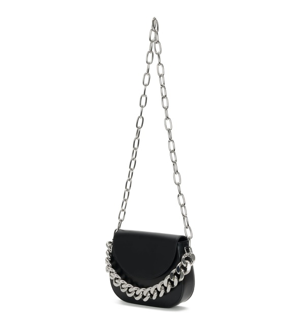KARA Chain Saddle Bag - Black | Garmentory