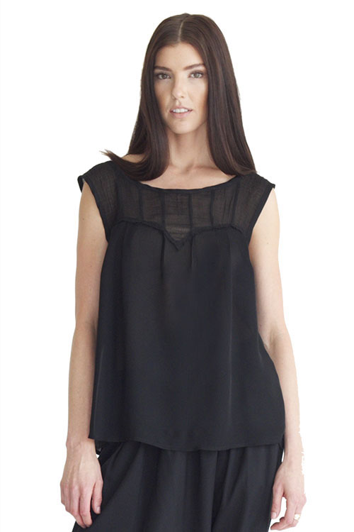 Heidi Merrick Sello Top (Black) Heidi Merrick Sello Top (Black)