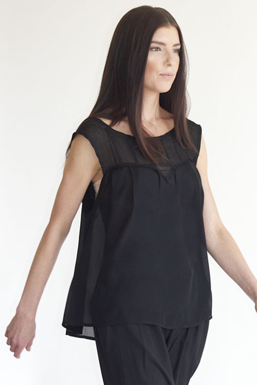Heidi Merrick Sello Top (Black) Heidi Merrick Sello Top (Black)