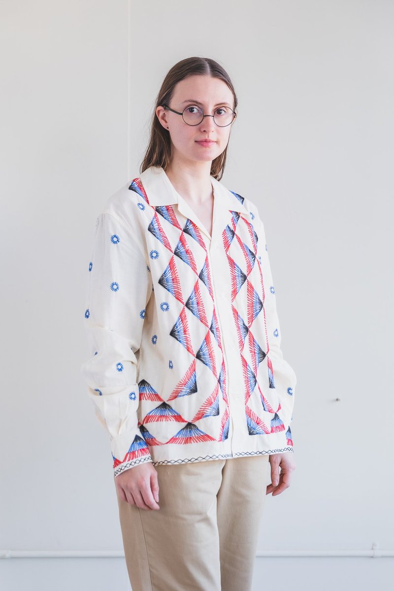 EMBROIDERY LONG SLEEVE SHIRTS