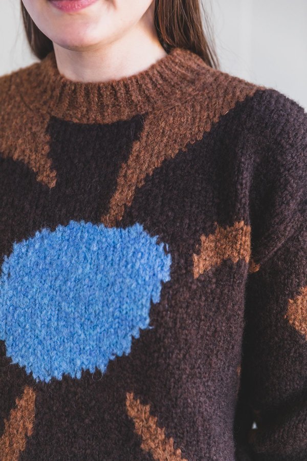 Paloma Wool HANA SWEATER - DARK BROWN | Garmentory