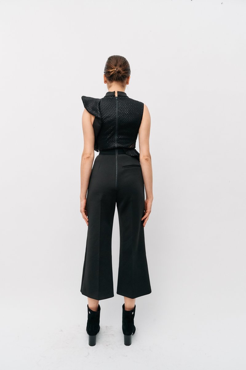 オールインワン・サロペット SELF PORTRAIT Women Jumpsuits RS25091JSBBLACK Black Black Tailored Jumpsuit – self-portrait