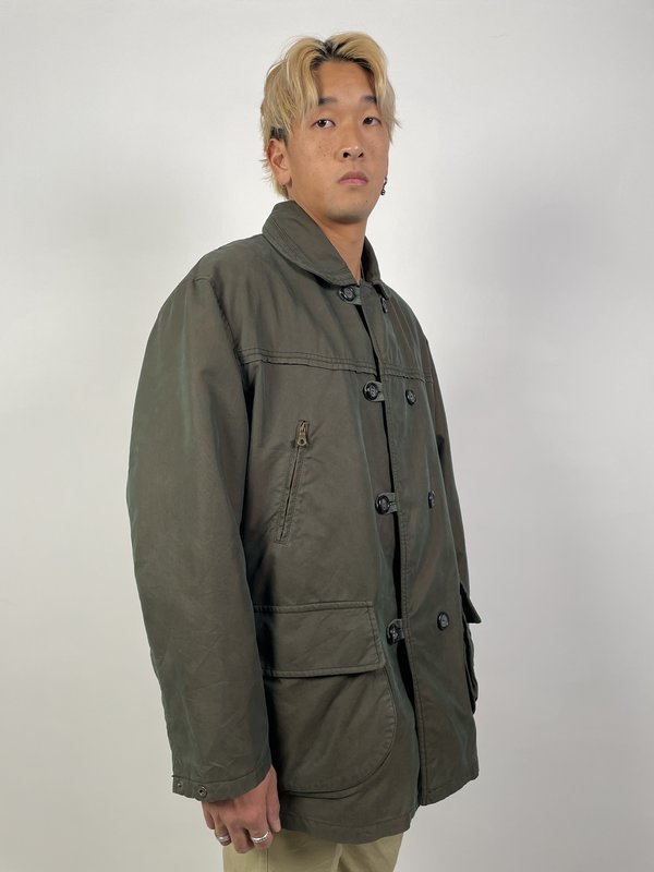 Archive '90s Emporio Armani Military-Inspired Coat | Garmentory