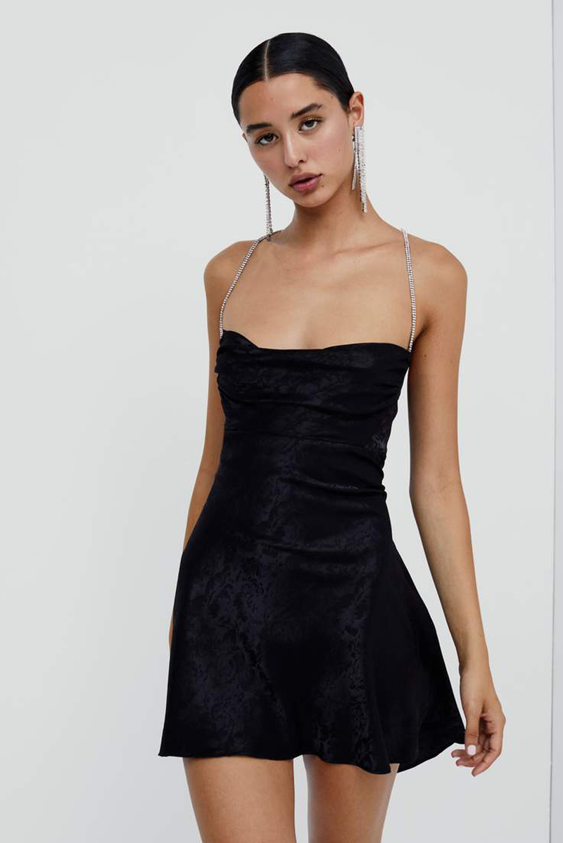 Women's For Love & Lemons Gabrielle Minidress - Black