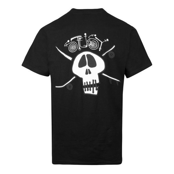 Stussy Surf Skate Skull T-Shirt - Black | Garmentory