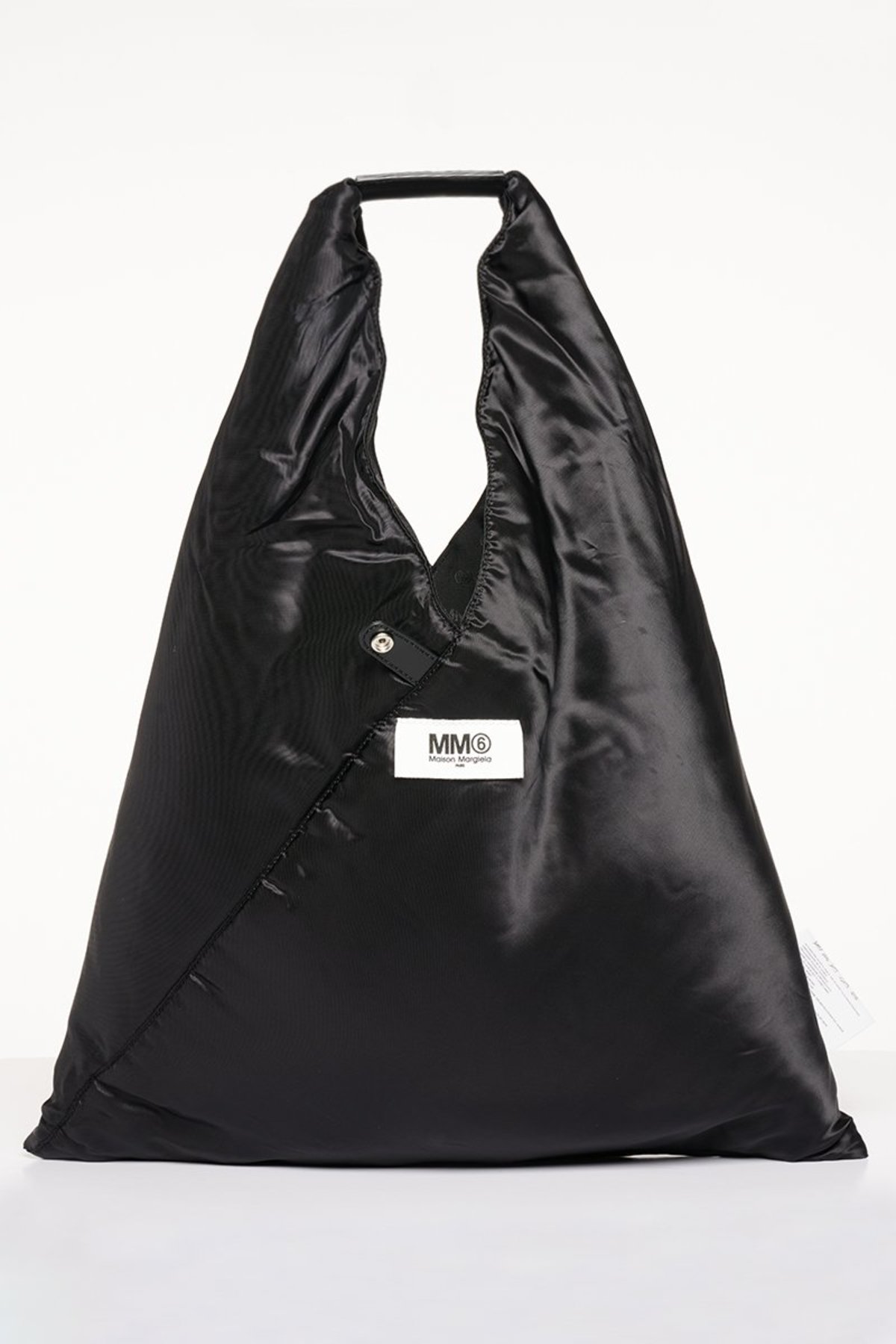 MM6 Maison Margiela Reversible Japanese Satin Tote Bag - Black 