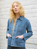 Caron Callahan KRASNER JACKET IN FADED INDIGO DENIM - Thumbnail 1
