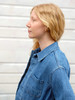 Caron Callahan KRASNER JACKET IN FADED INDIGO DENIM - Thumbnail 5