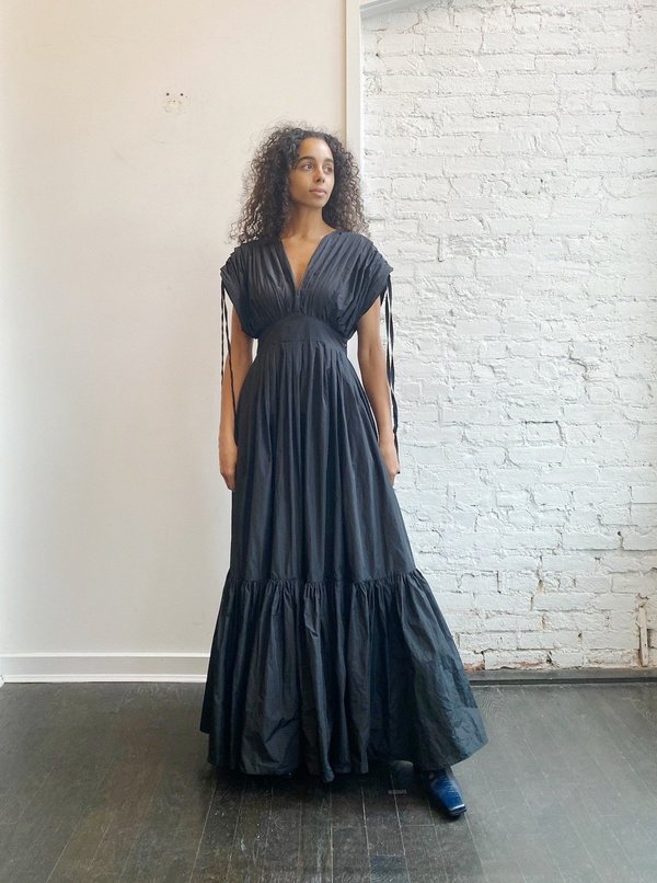 chinese dress ladies Long Sleeve Empire Waist Maxi Dress main image 0