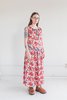 KASMARIA ROSE LONG DRESS - RED/BLACK - Thumbnail 6