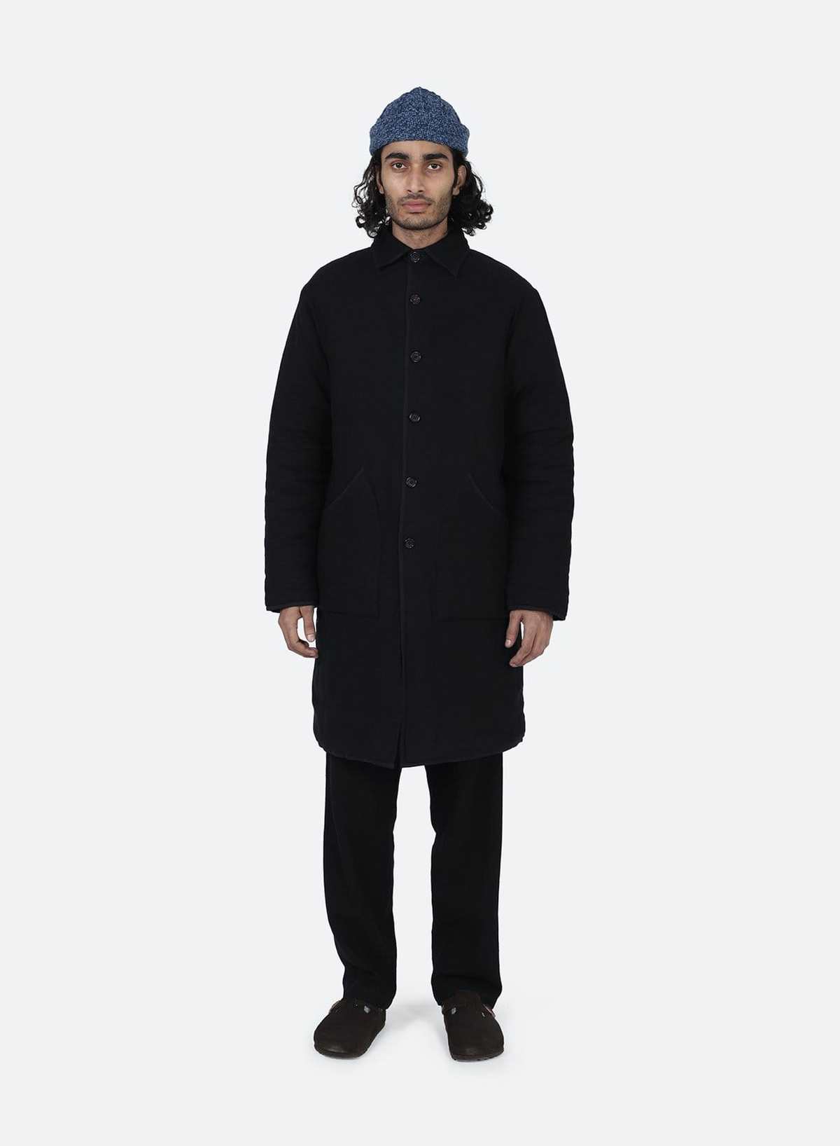 Kardo Sonny Coat - Navy - Image 1 of 5