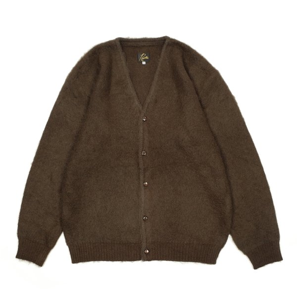 【Lサイズ】Needles Mohair Cardigan dark brown MOHAIR CARDIGAN 