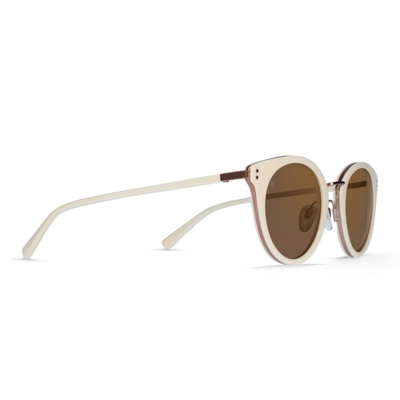 Raen Optics Potrero Sunglasses in Bone $165 Raen Potrero Womens Sunglasses bone Handmade Polarz  main image 3