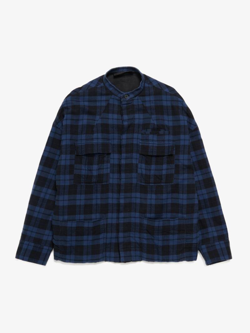 Pre - Loved] Haider Ackermann M Black Blue Checkered Straight