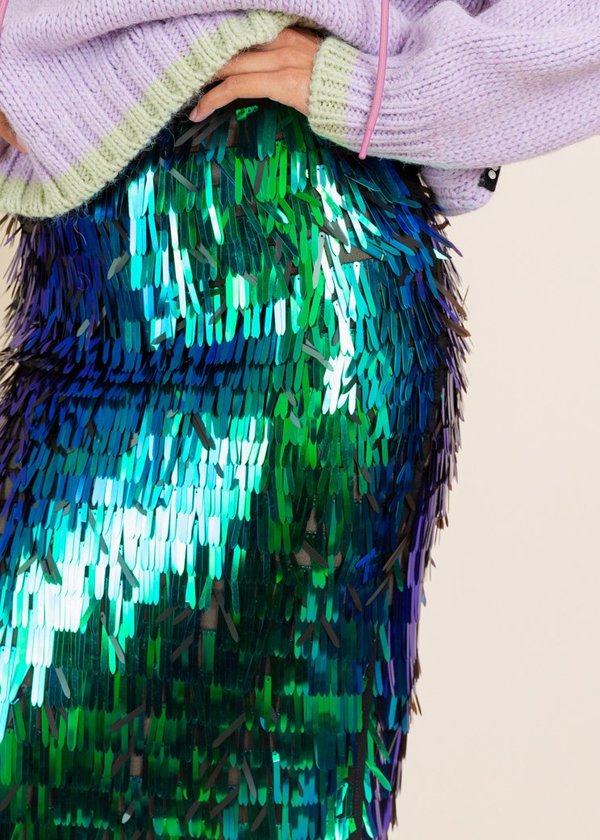 Tela Glitter Skirt Multi Garmentory