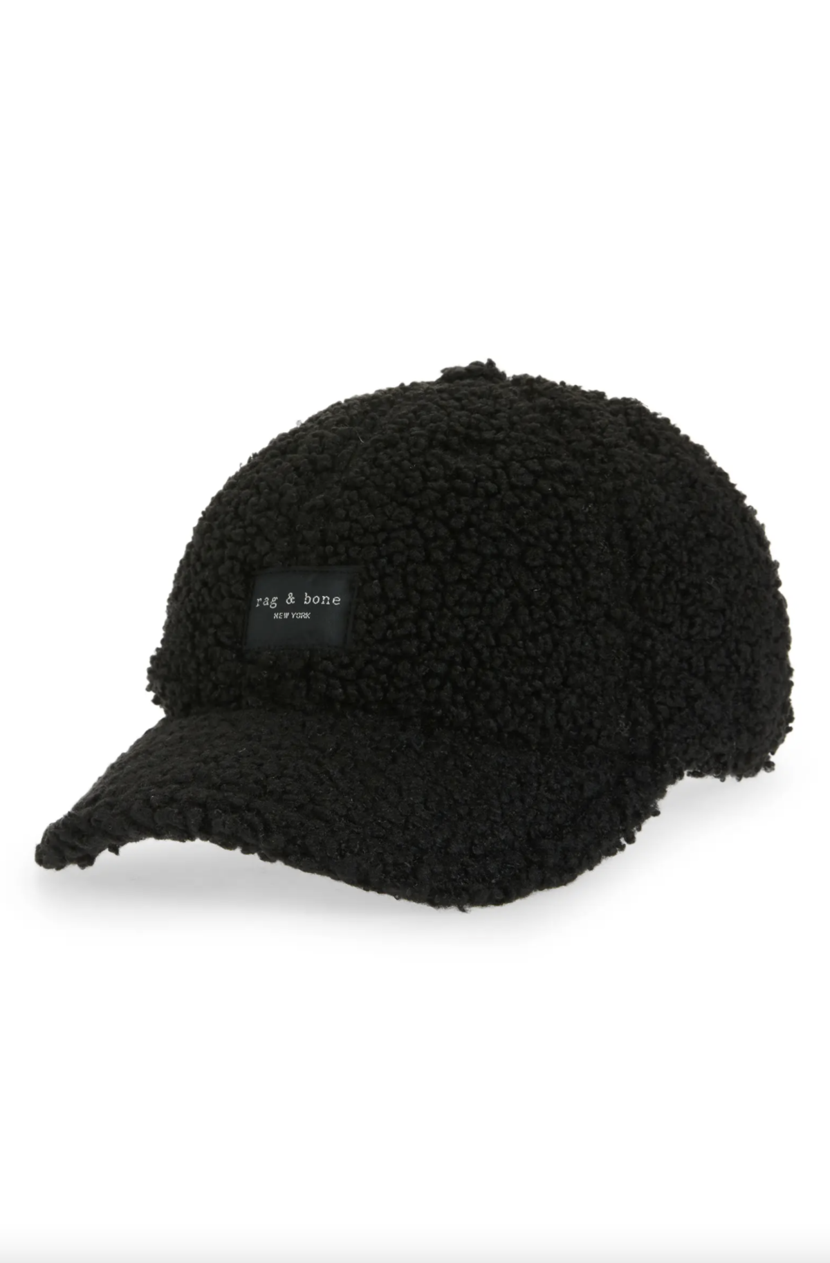 Rag & Bone | Addison Faux Sherling Hat Faux fur cap Rag & Bone Black size M International in Faux  main image 2