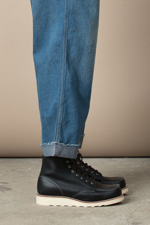 Red Wing Shoes 6” Classic Moc In Black Boundary | Garmentory