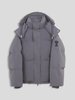 Ami De Coeur Patch Down Jacket - gray - Thumbnail 3